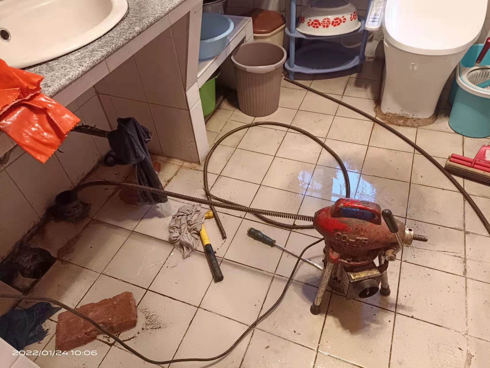 介休疏通厨房下水道，地漏疏通